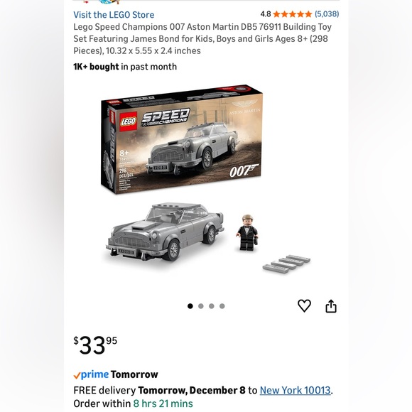 LEGO Speed Champions 007 Aston Martin DB5 - Picture 5 of 9